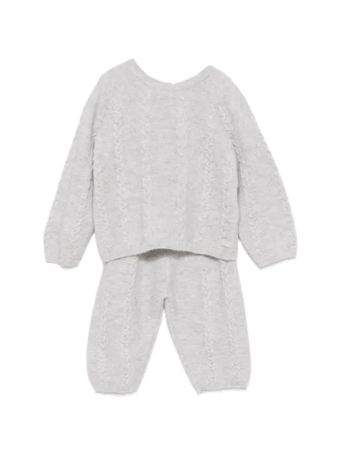 Tartine Et Chocolat cable-knit cardigan and trousers set