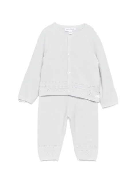 Tartine Et Chocolat pointelle-knit cardigan and trousers set