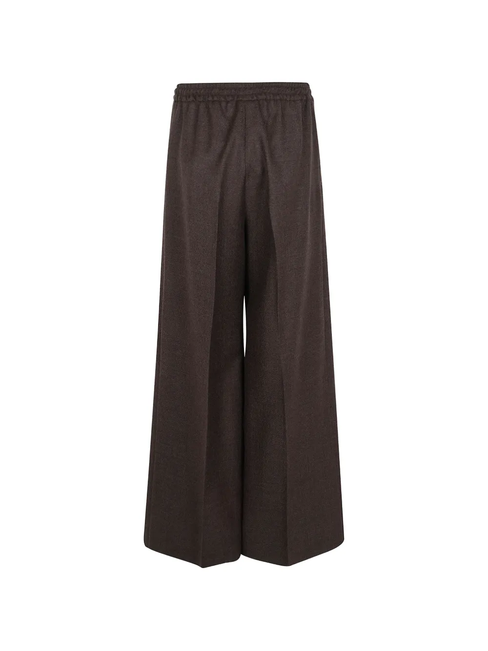 Max Mara Drawstring Wide-leg Trousers In 그레이