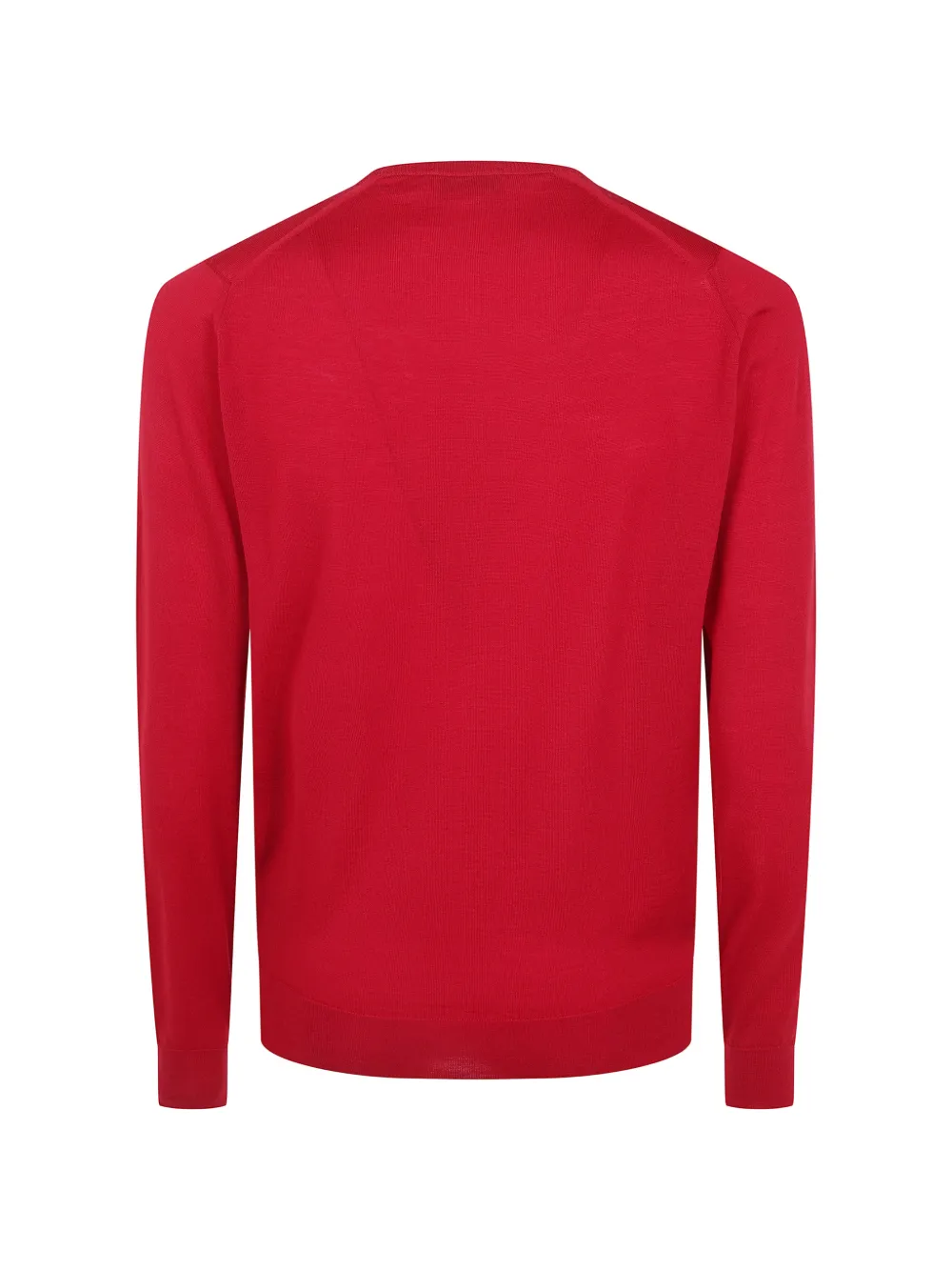 John Smedley Lundy trui met ronde hals Rood