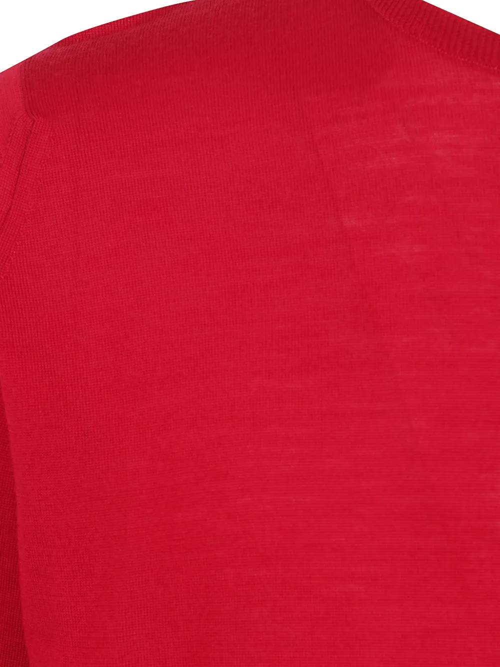 John Smedley Lundy trui met ronde hals Rood