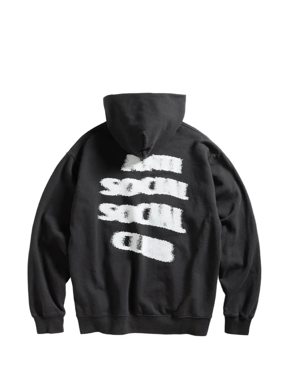 Anti Social Club Halftone Mind Games hoodie Zwart