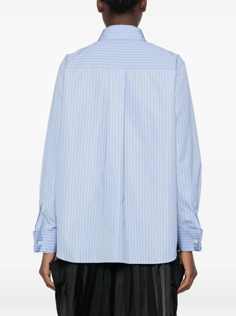 sacai Gelaagde blouse Blauw