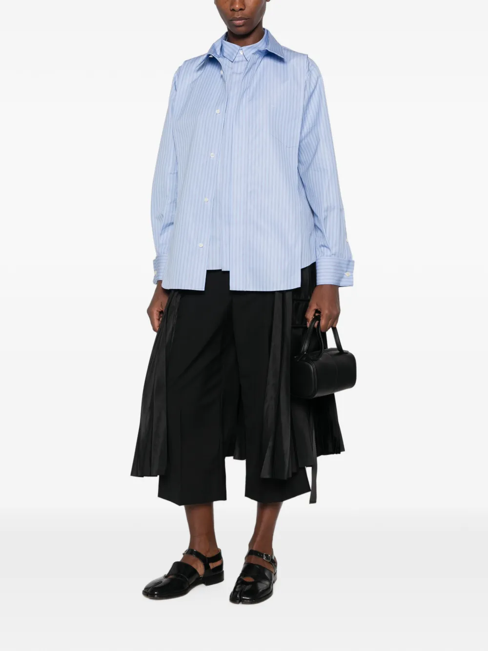 sacai Gelaagde blouse Blauw