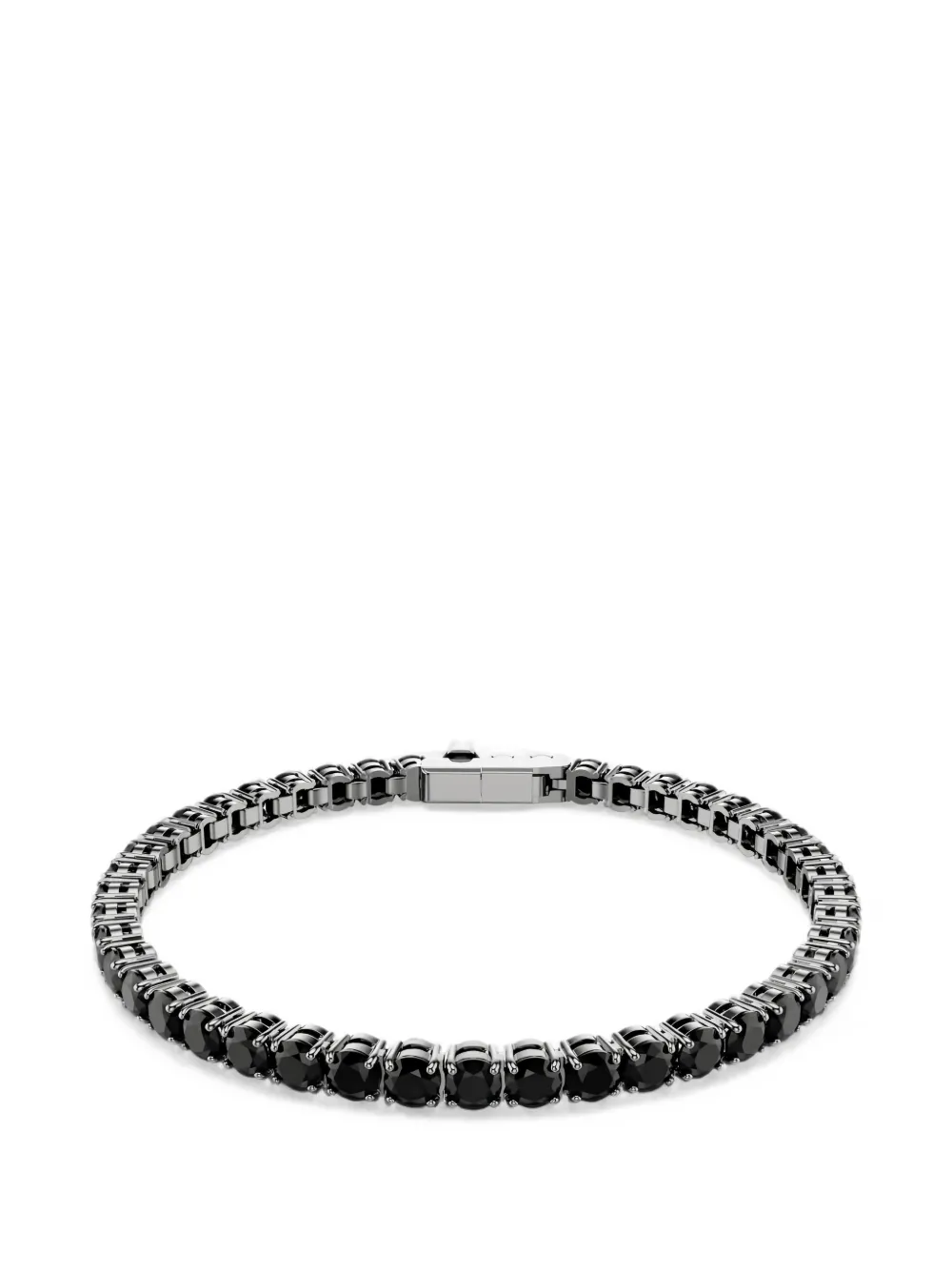 Swarovski Matrix Tennis Bracelet In Black
