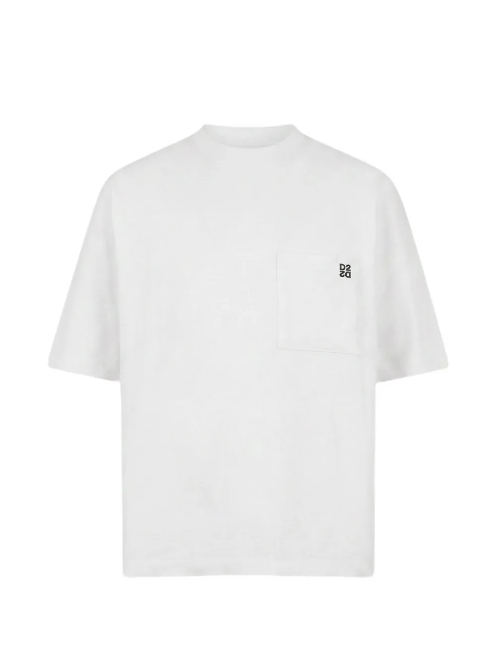 DSQUARED2 D2 logo-print pocket T-shirt - Bianco