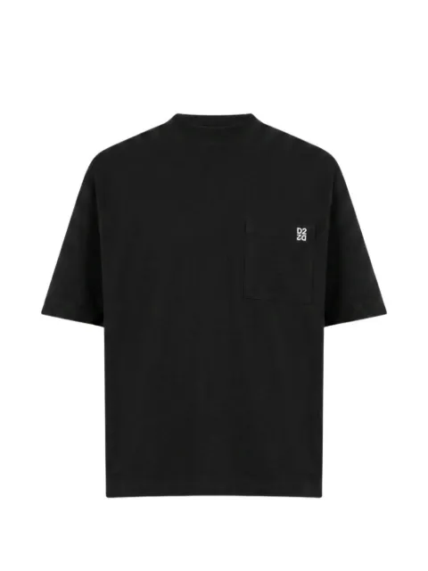 DSQUARED2 D2 logo-print pocket T-shirt