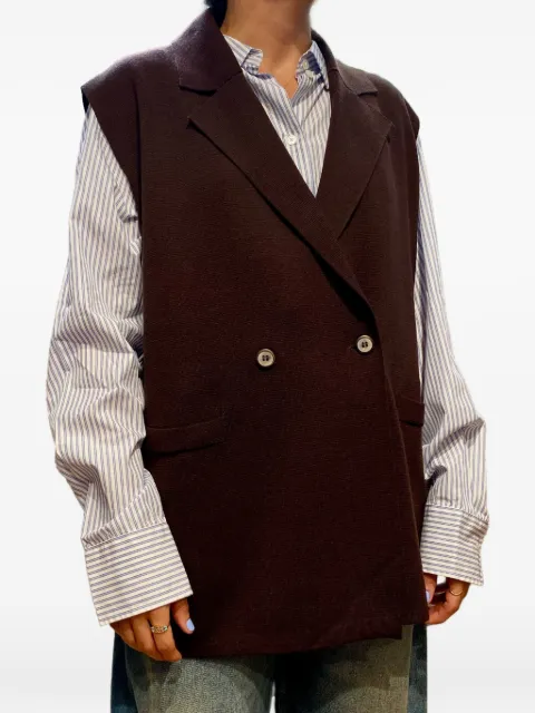 Gran Sasso double-breasted waistcoat