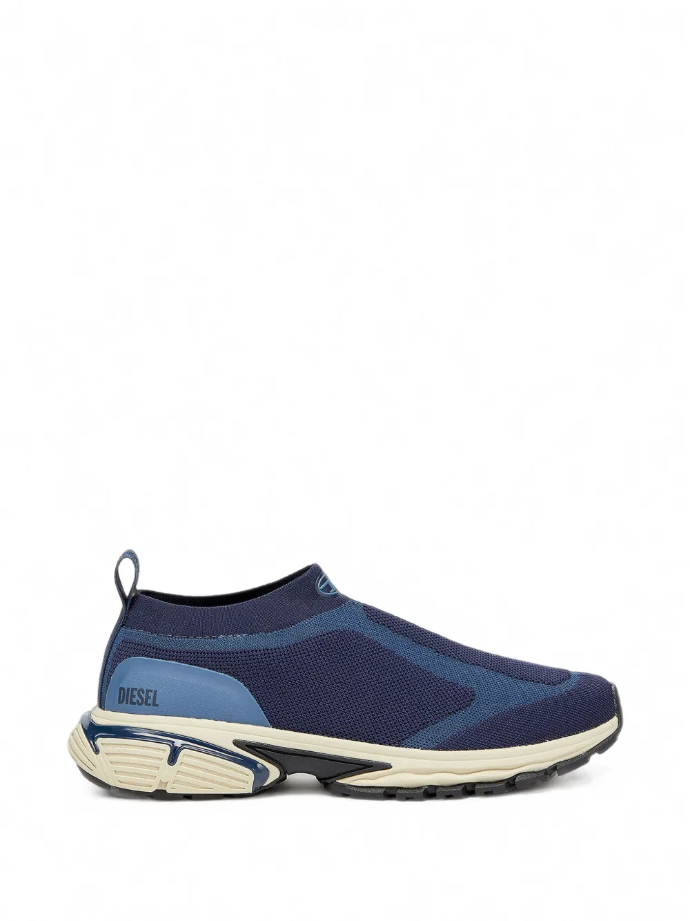 Diesel Pro-V-Dense-slip-on knit sock sneakers Blauw