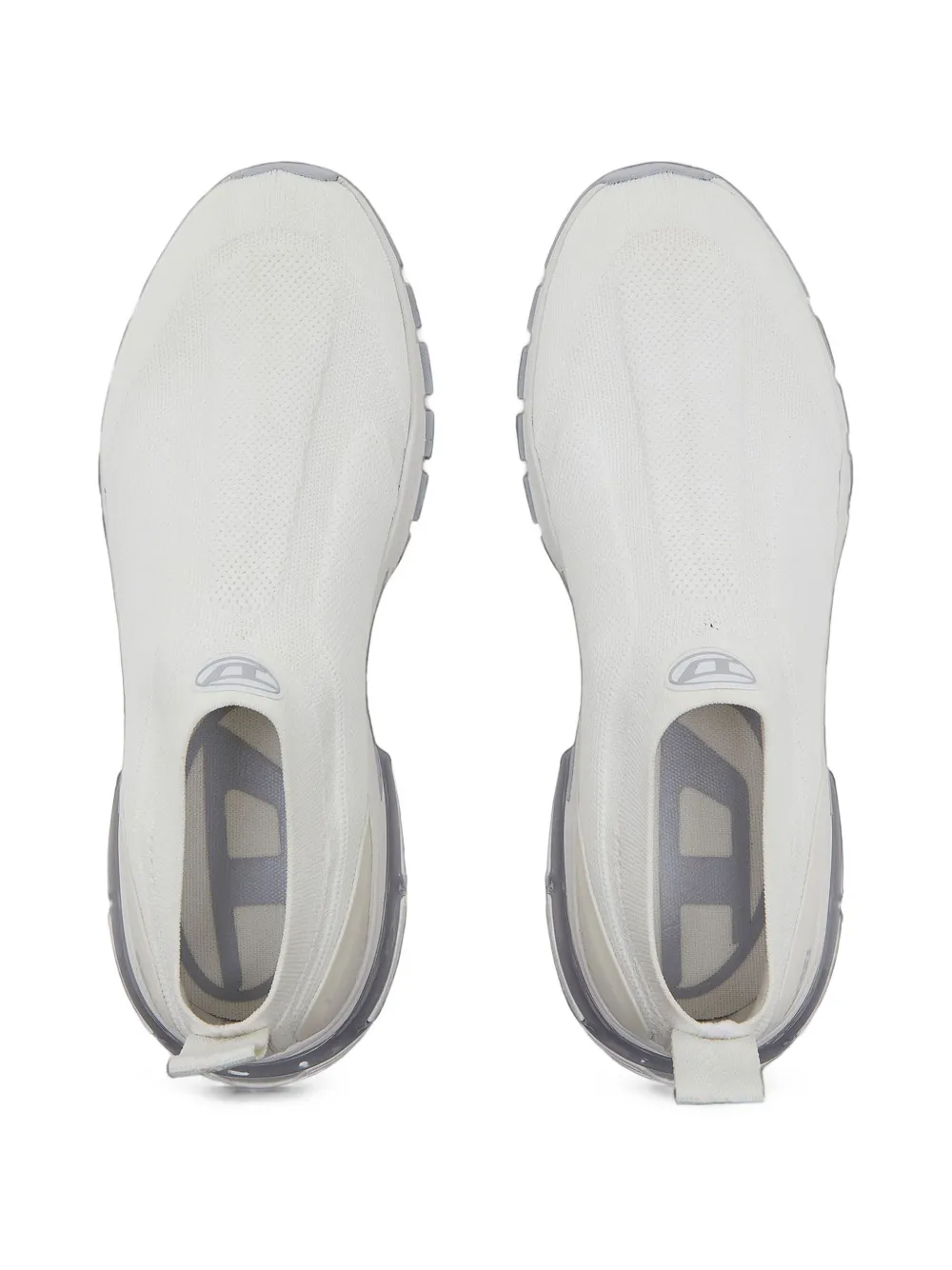 Diesel Pro-V-Dense-slip-on knit sock sneakers Wit