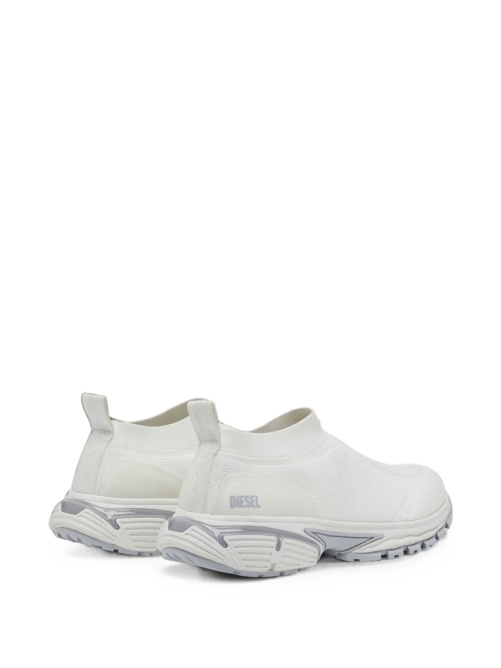 Diesel Pro-V-Dense-slip-on knit sock sneakers Wit