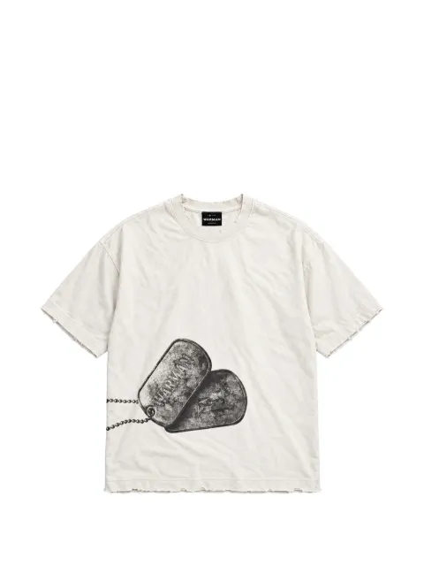 WARMAN graphic-print distressed T-shirt