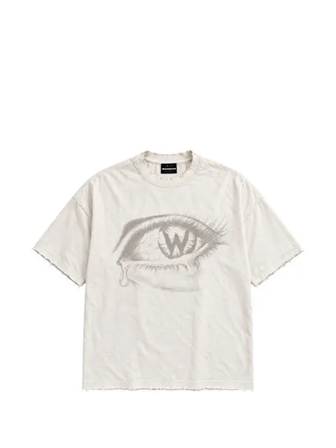WARMAN graphic-print distressed T-shirt