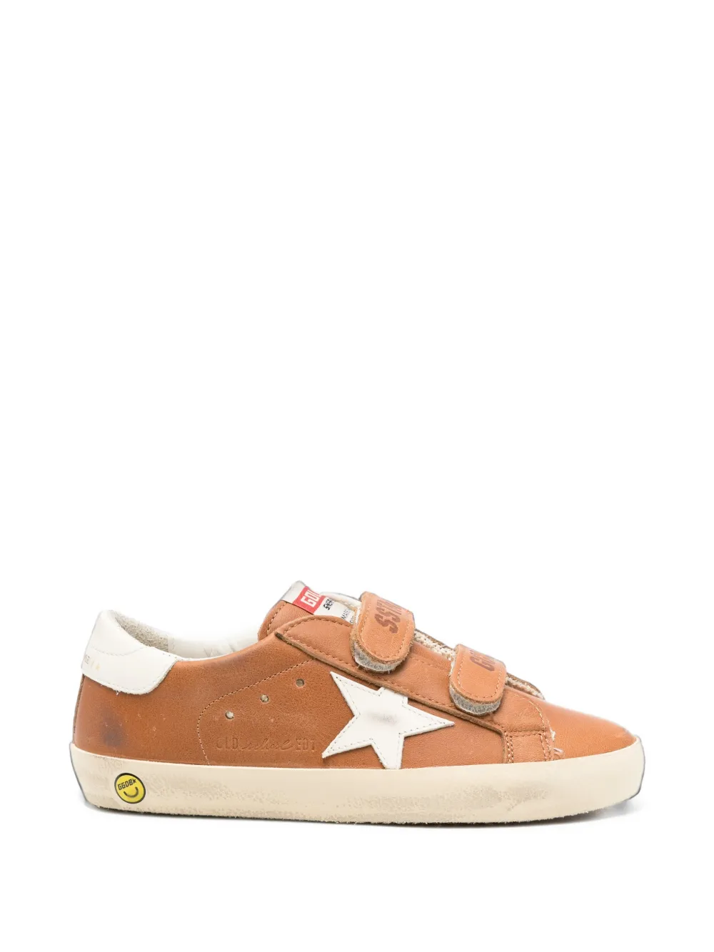 Golden Goose Kids Super-Star touch-strap sneakers Bruin
