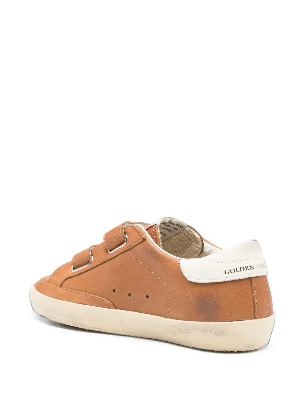 Golden Goose Kids Super-Star touch-strap sneakers Bruin
