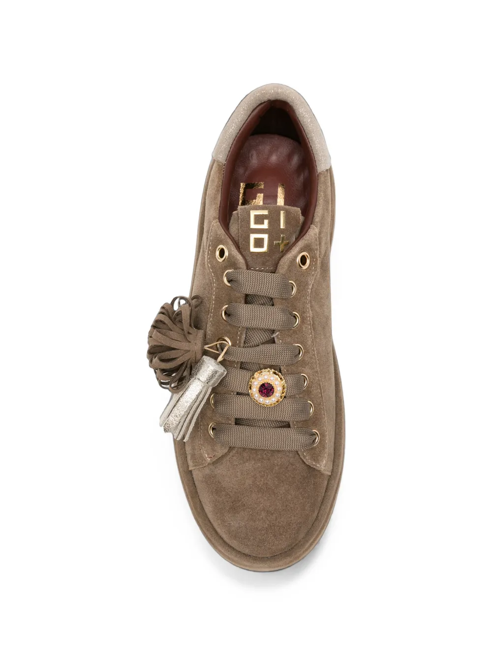 GIO+ 150 Olivia tassel-detail platform sneakers Bruin