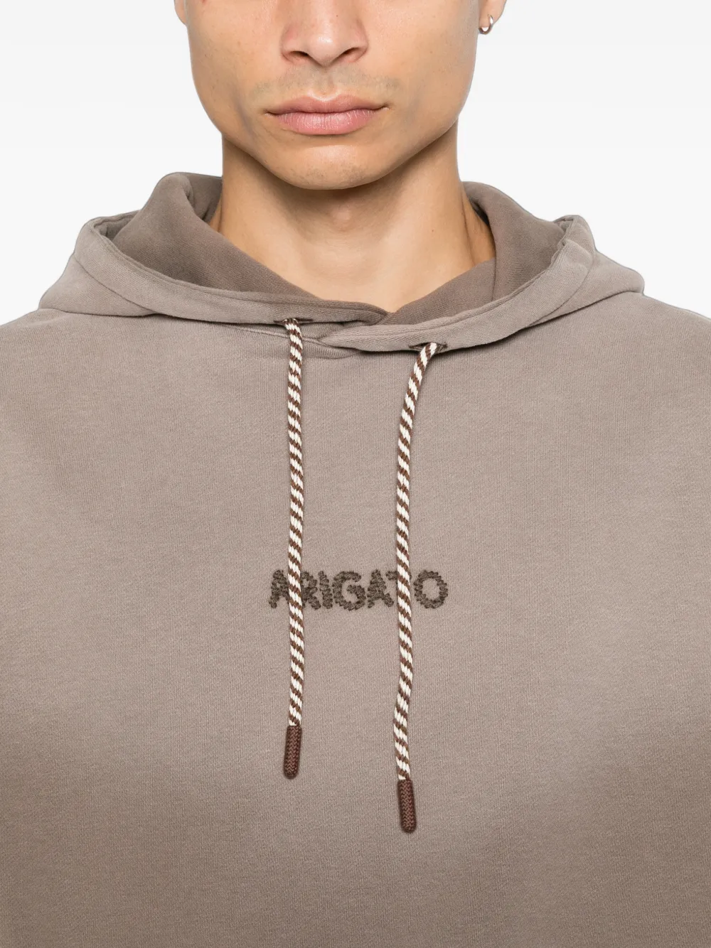 Axel Arigato Hoodie met geborduurd logo Bruin