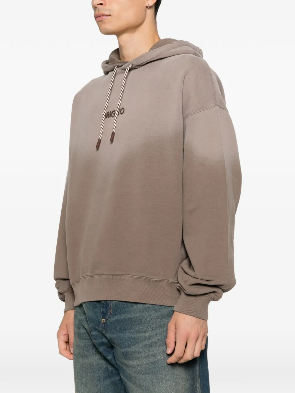 Axel Arigato Hoodie met geborduurd logo Bruin
