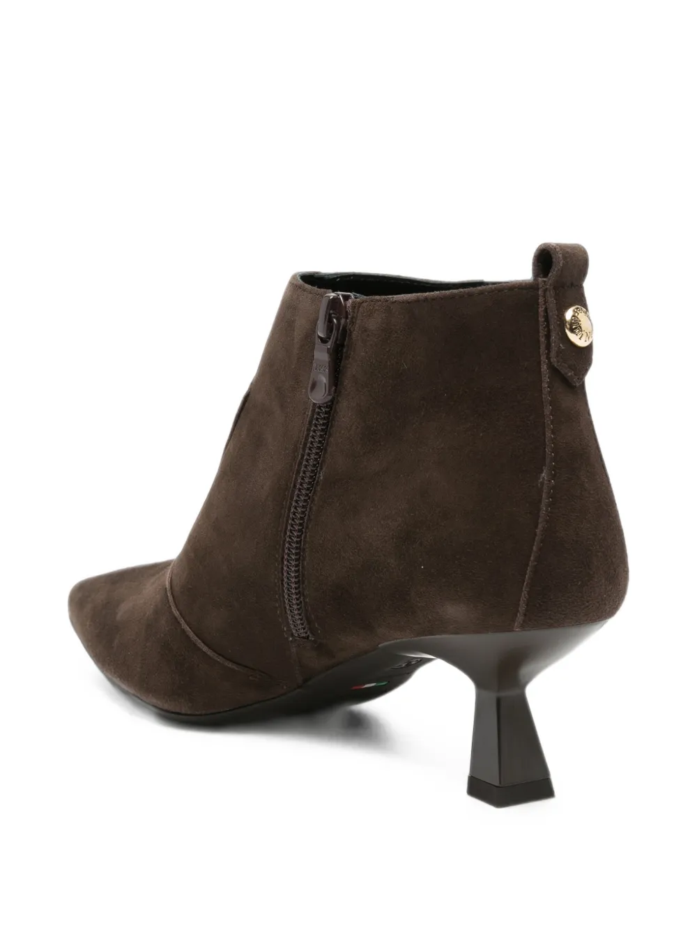 NERO GIARDINI pointed-toe suede ankle boots Bruin