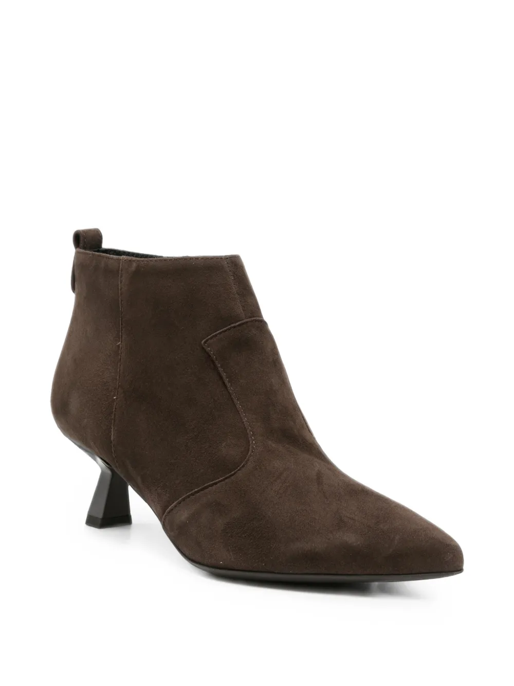 NERO GIARDINI pointed-toe suede ankle boots Bruin