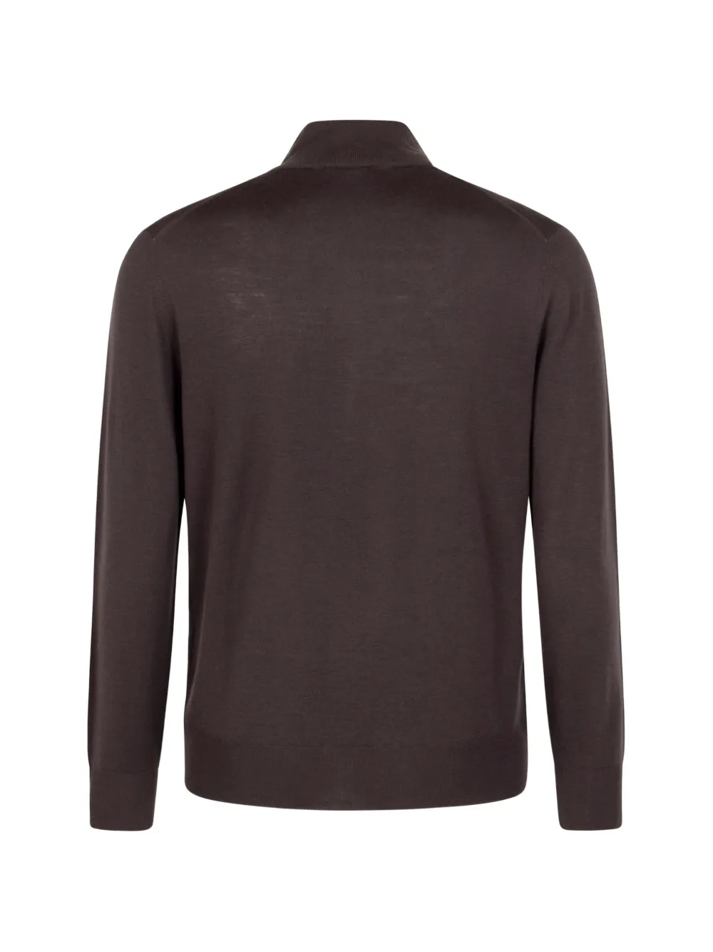 Canali Vest met rits Bruin