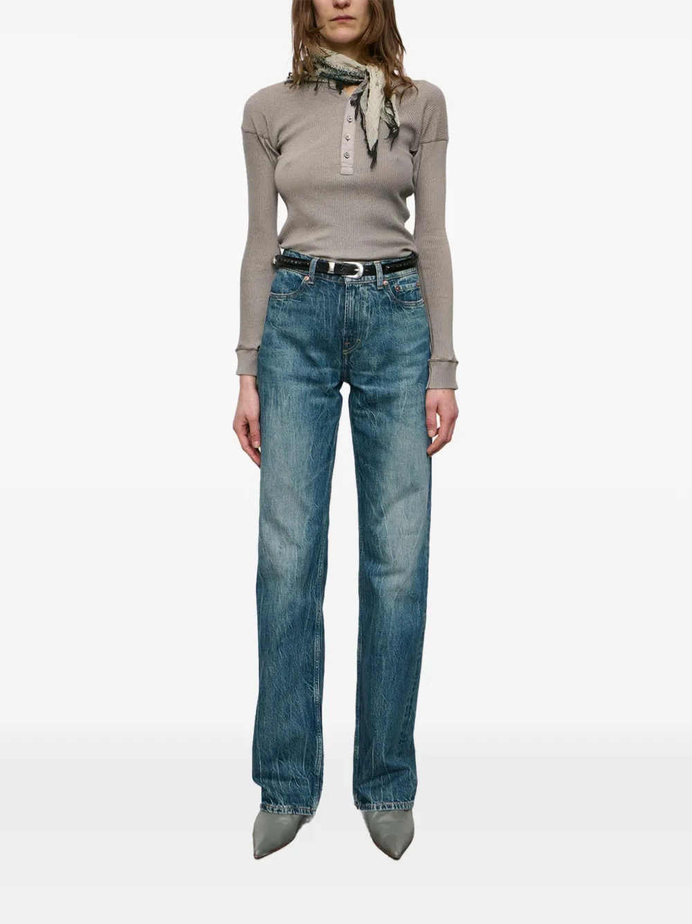 OUR LEGACY Wata Cut jeans Blauw
