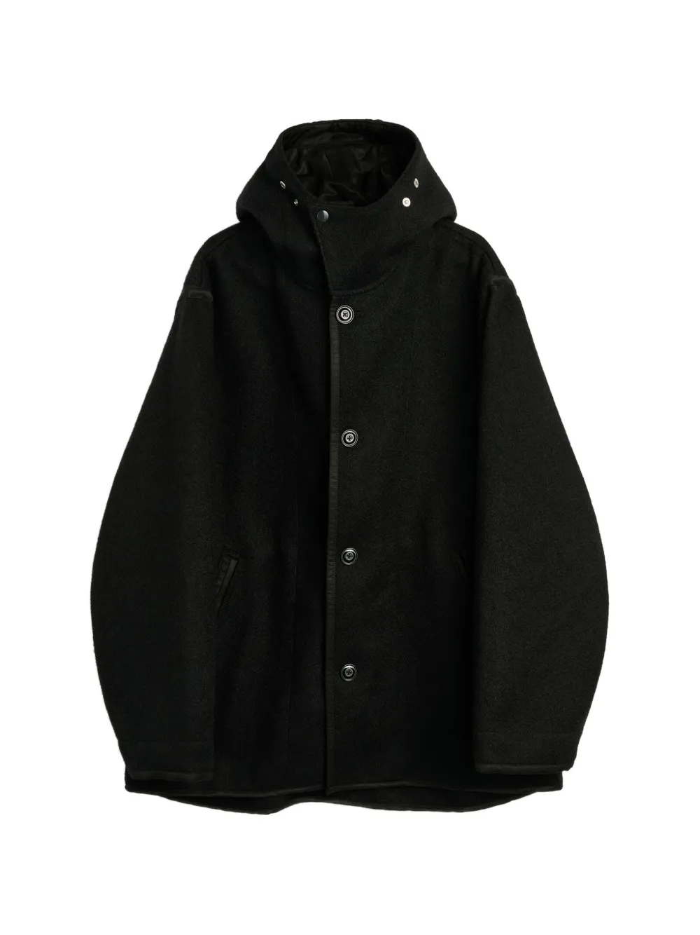 Our Legacy Liner Hooded Jacket In Black
