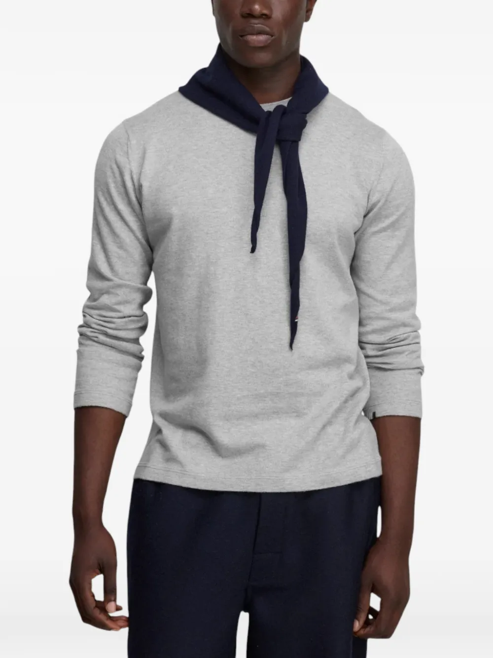 extreme cashmere Jones long-sleeve T-shirt Grijs