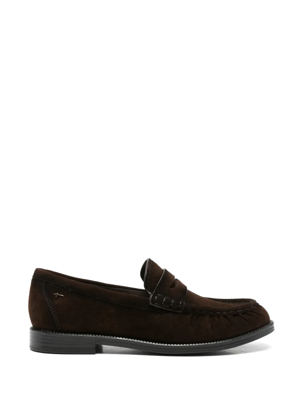 TAMARIS suede slip-on loafers - Marrone