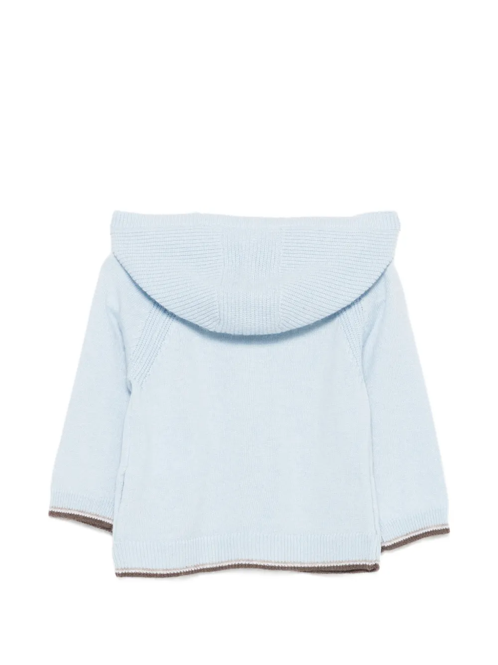 Tartine Et Chocolat zip-up knit hoodie Blauw