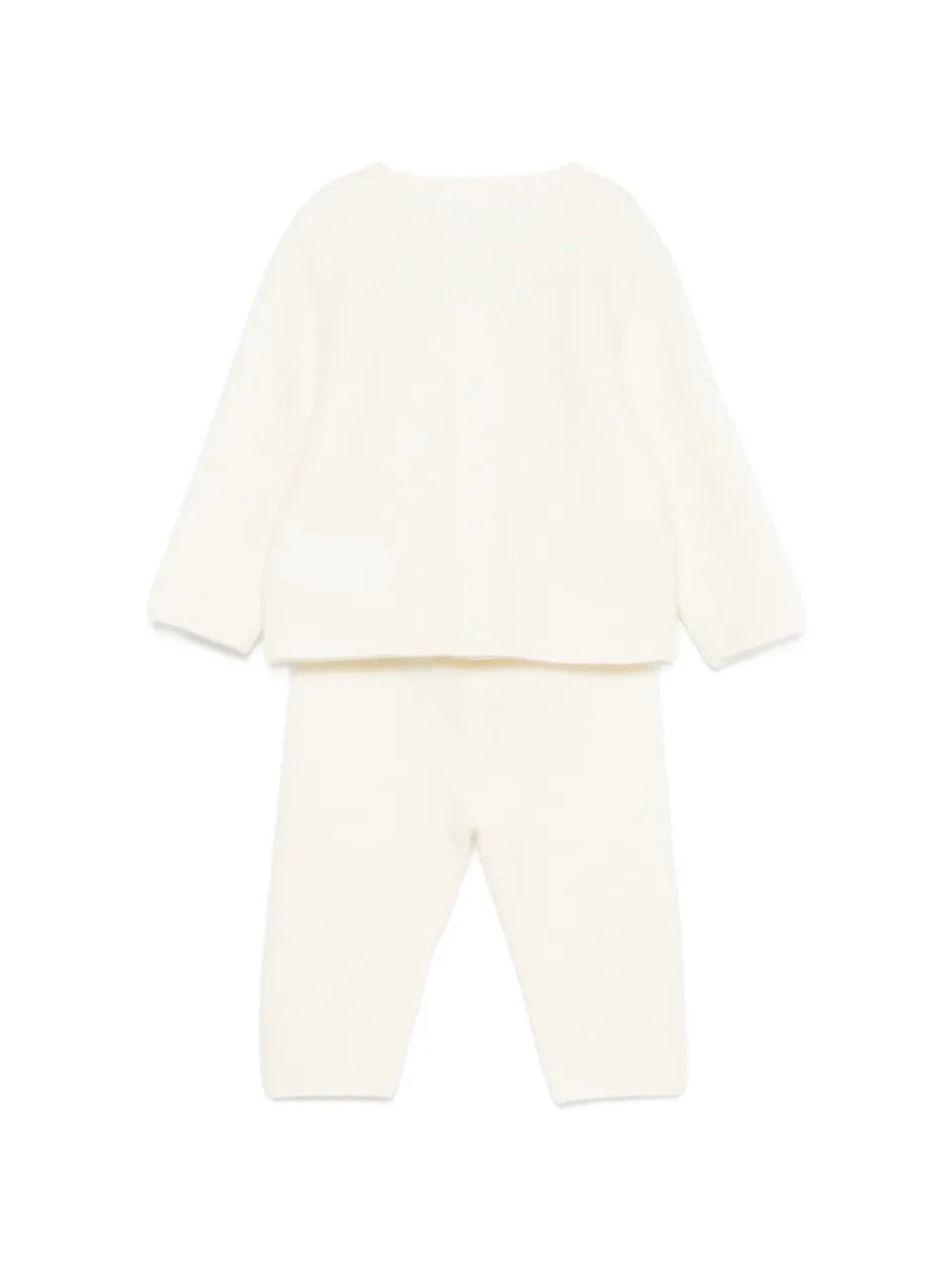 Tartine Et Chocolat Gebreide top en legging Wit