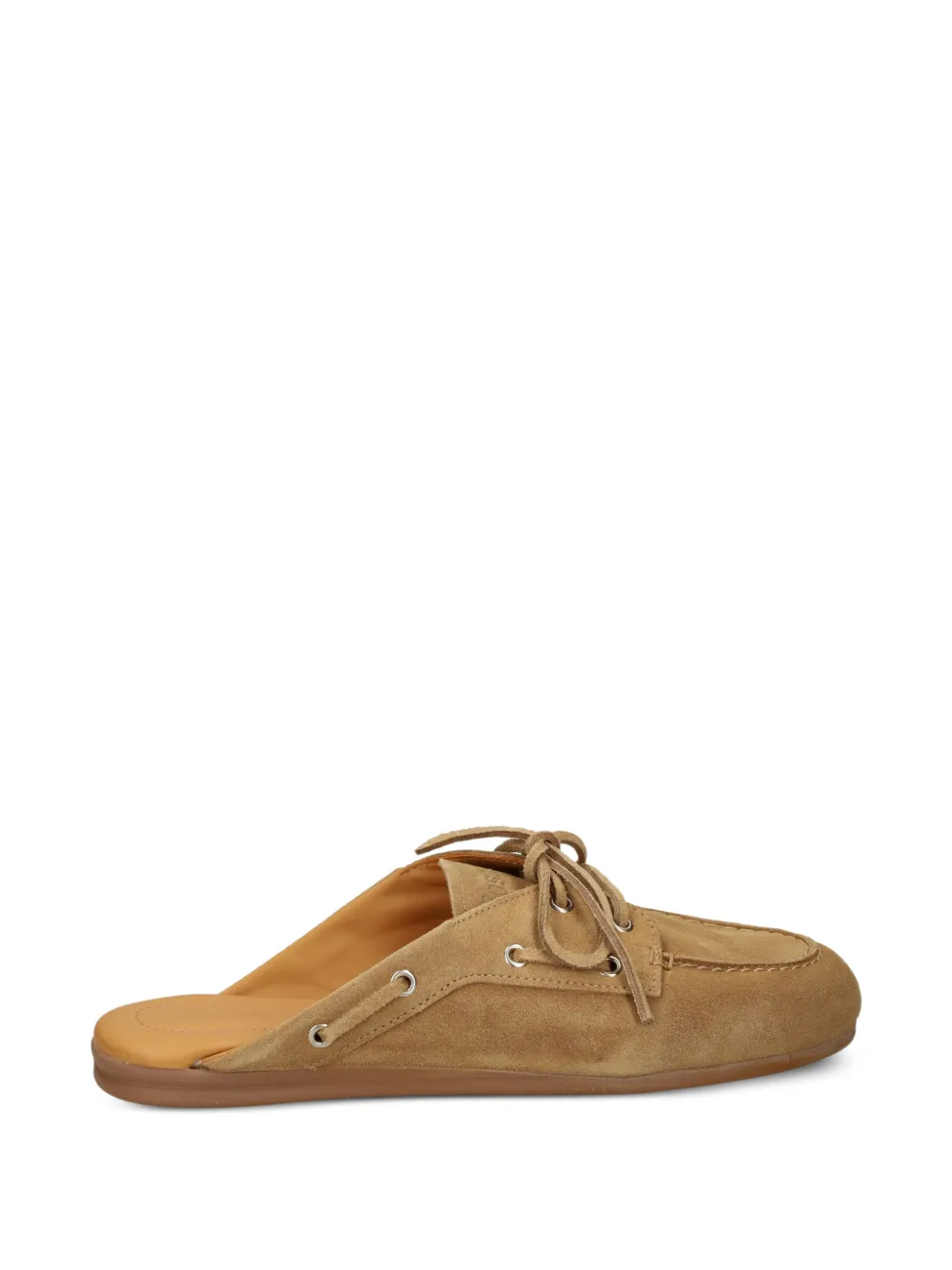 Posa lace-up backless mules