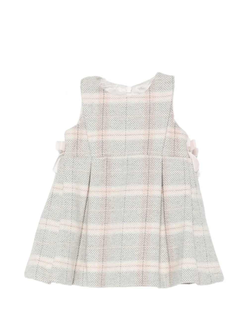 Tartine Et Chocolat herringbone check-pattern dress - Grigio