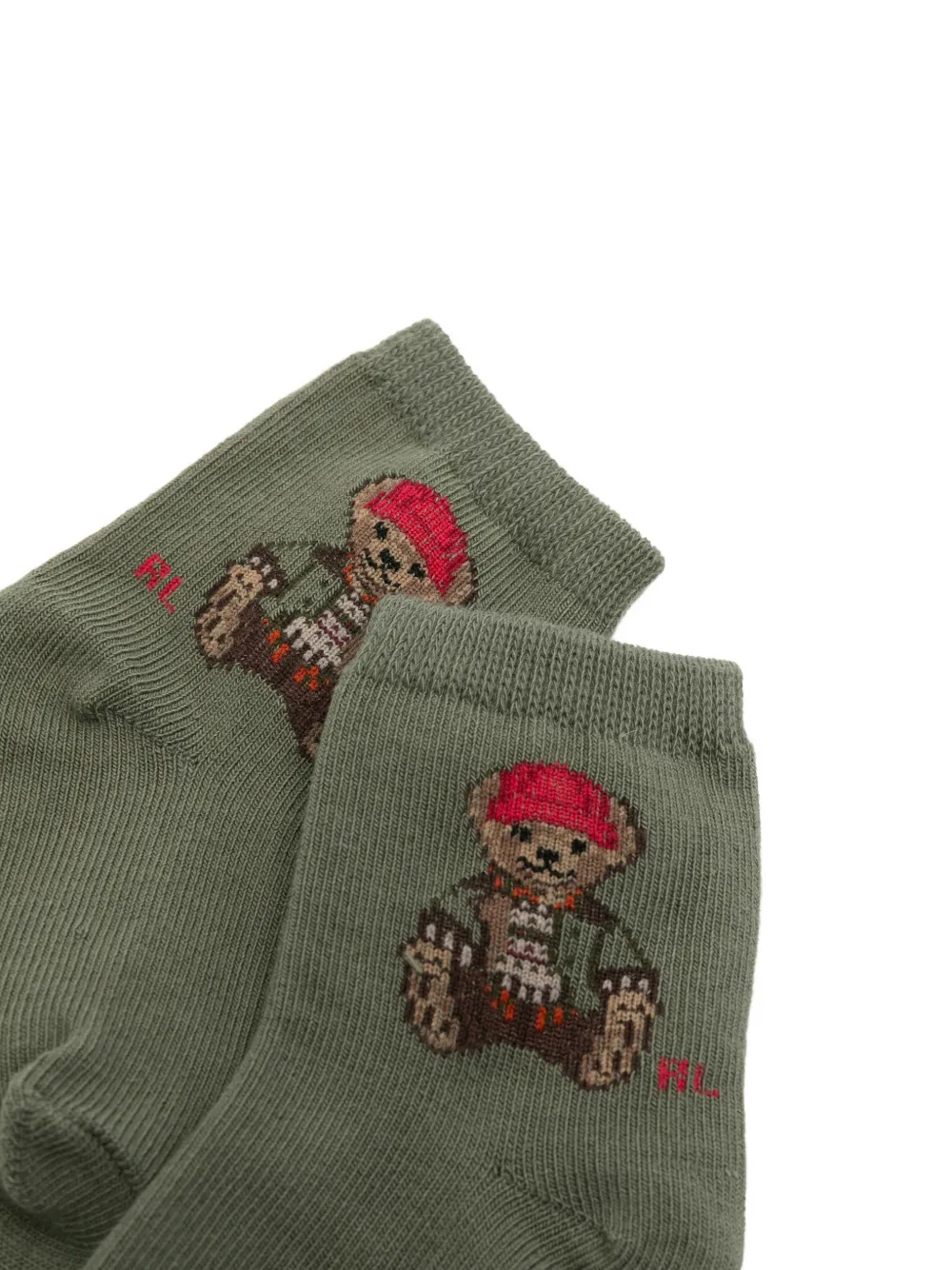 POLO RALPH LAUREN KIDS Polo Bear socks Groen