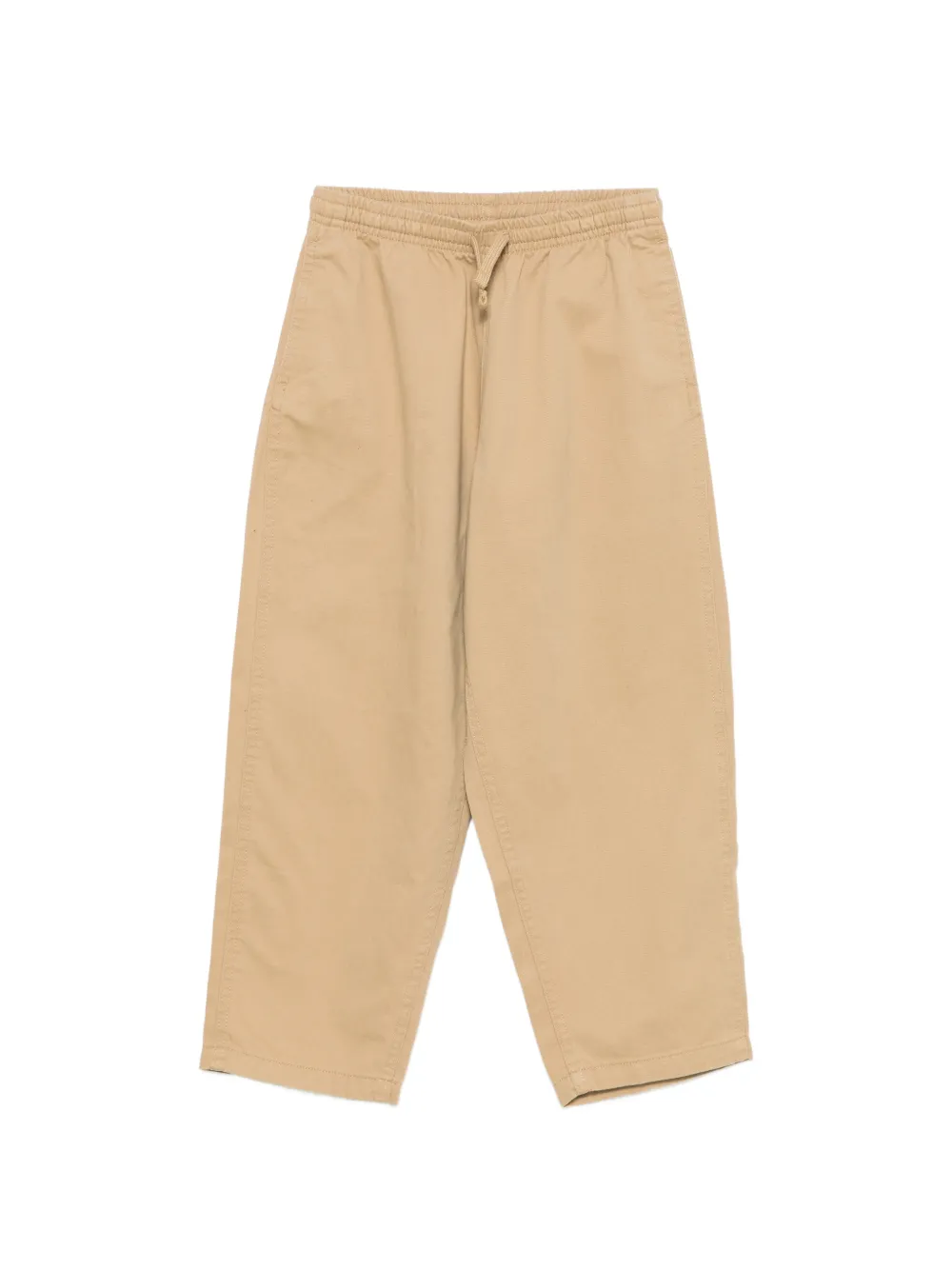POLO RALPH LAUREN KIDS drawstring-waist cotton-twill trousers - Toni neutri
