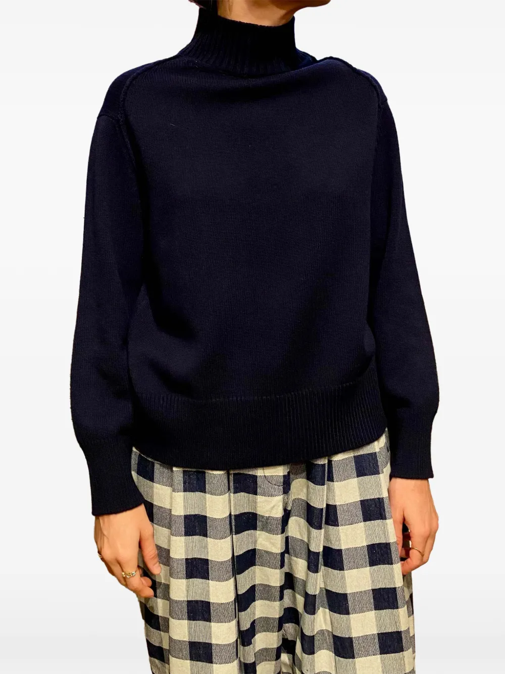 Gran Sasso ribbed-knit high-neck sweater