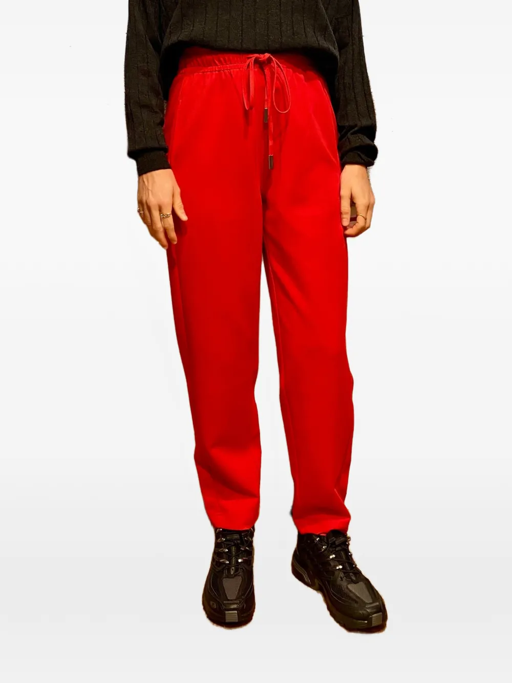 PSOPHIA drawstring-waist track pants - Rosso