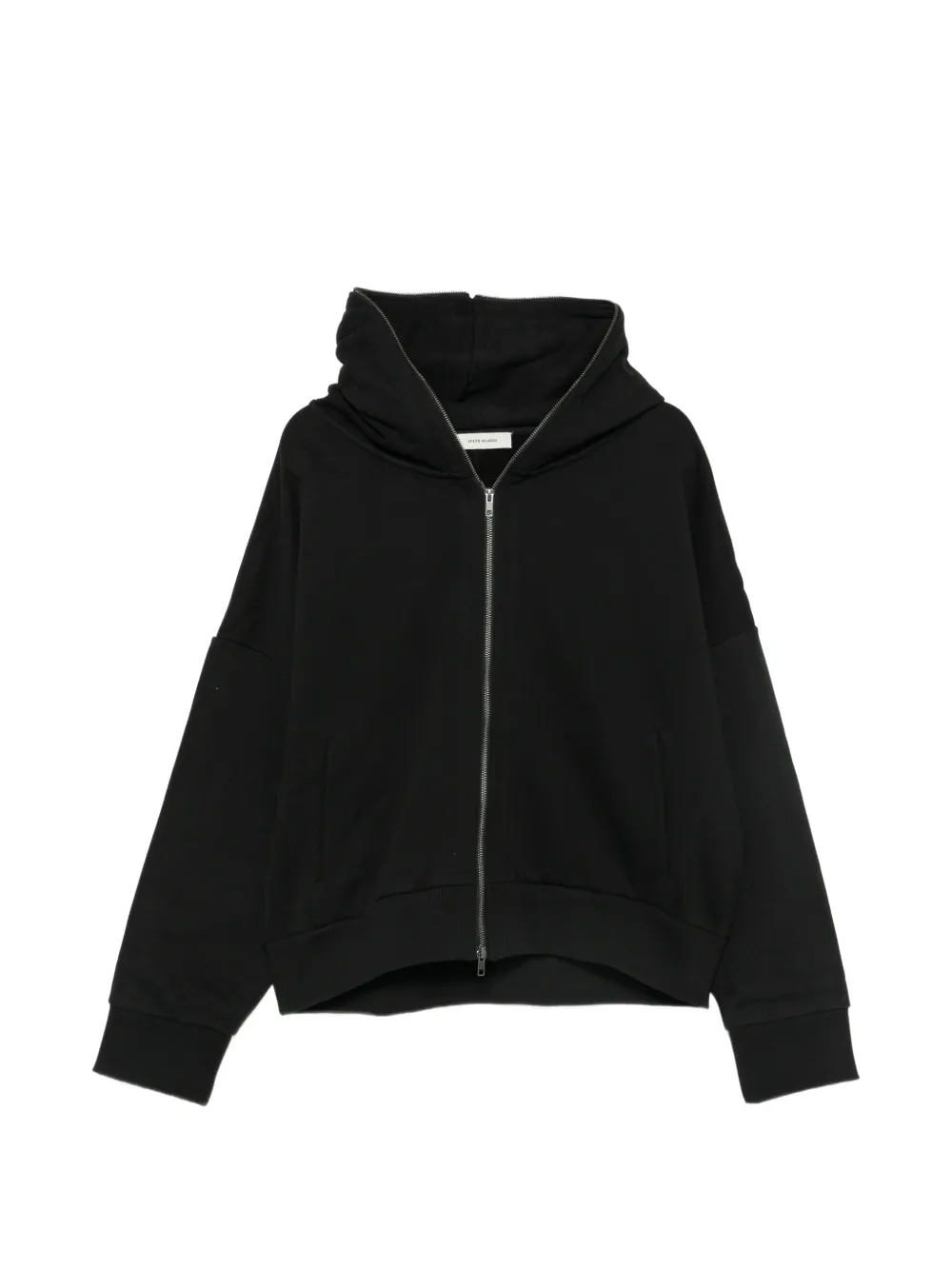 ENTIRE STUDIOS Eternal zip-up hoodie Zwart