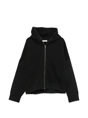 Omar Afridi zip-up Wool Hoodie | Brown | FARFETCH