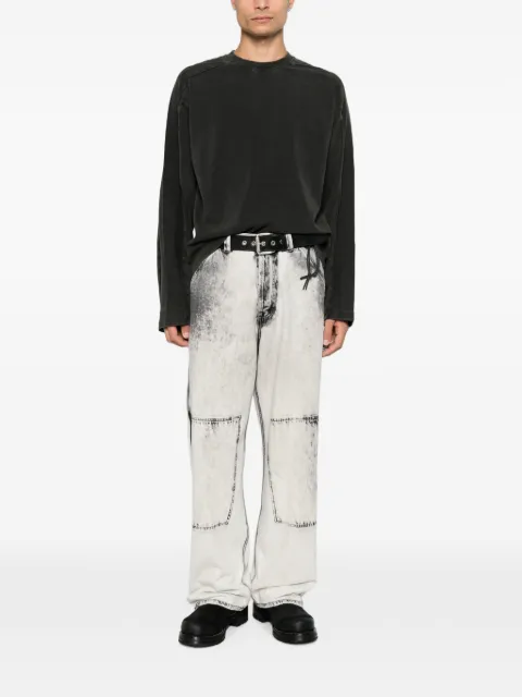 ENTIRE STUDIOS faded-effect long-sleeve T-shirt
