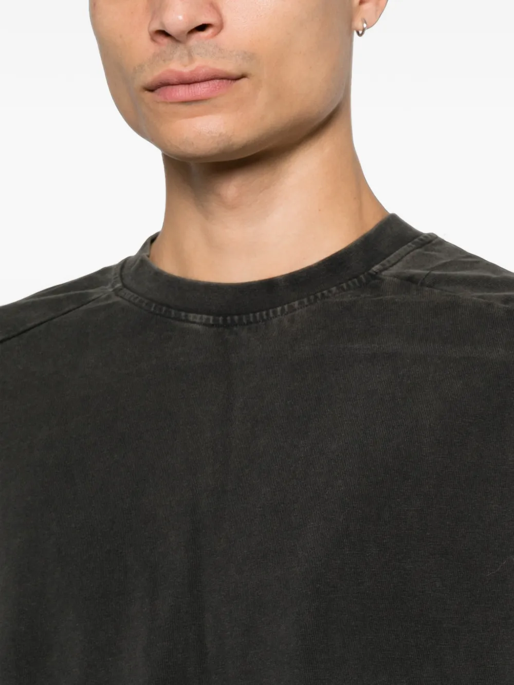 ENTIRE STUDIOS T-shirt met vervaagd effect en lange mouwen Zwart