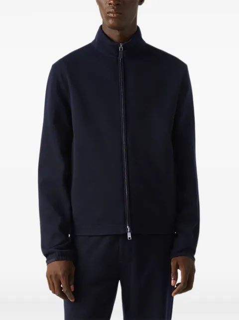 Zegna zip-up high-neck sweater