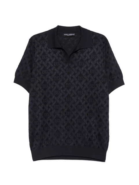 Dolce & Gabbana T-Shirt aus Monogramm-Jacquard