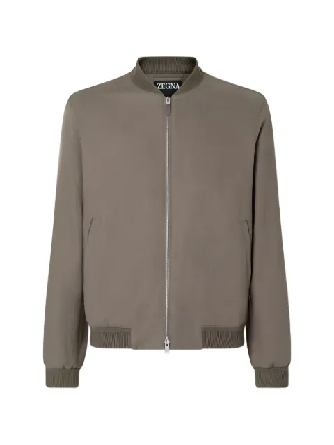 Zegna Oasi Lino bomber jacket