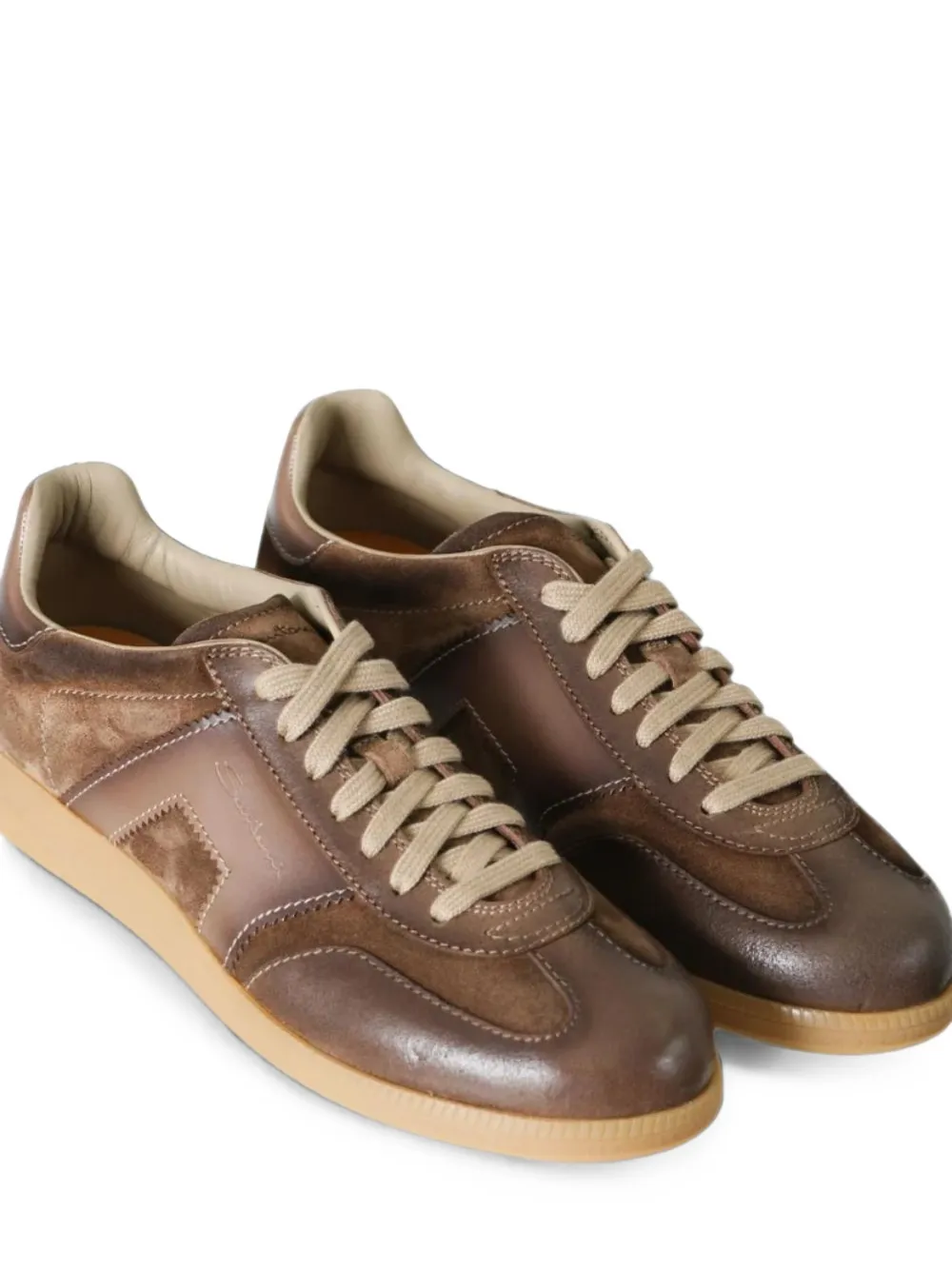 Santoni Oly low-top sneakers Bruin