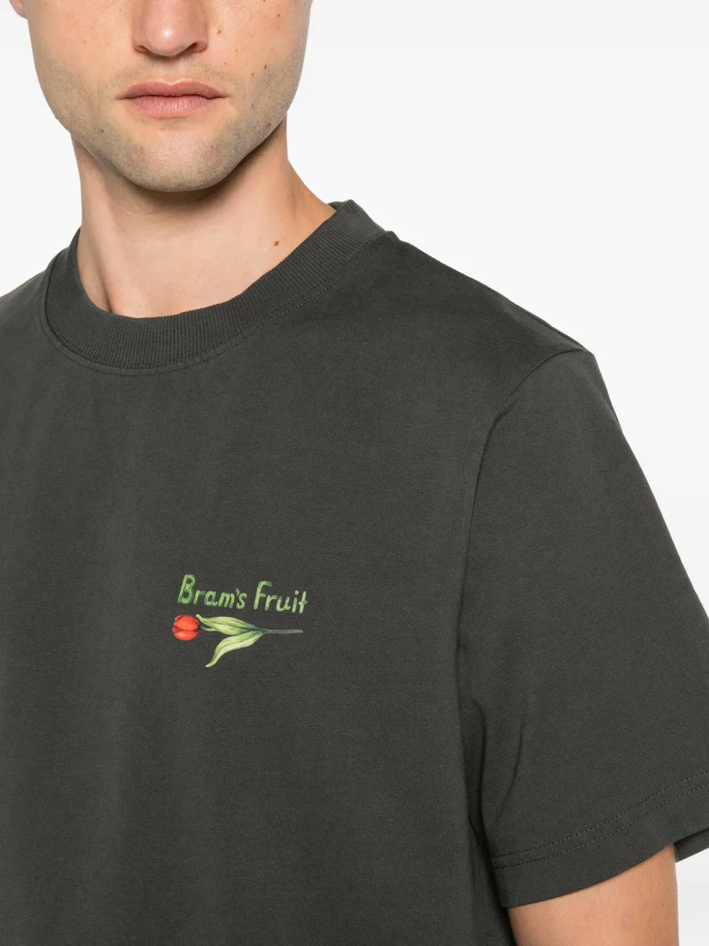 Bram s Fruit T-shirt met bloemenprint Grijs
