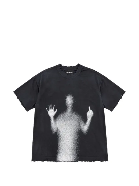 WARMAN graphic-print distressed T-shirt