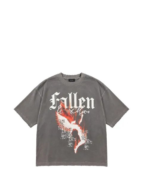 WARMAN graphic-print distressed T-shirt