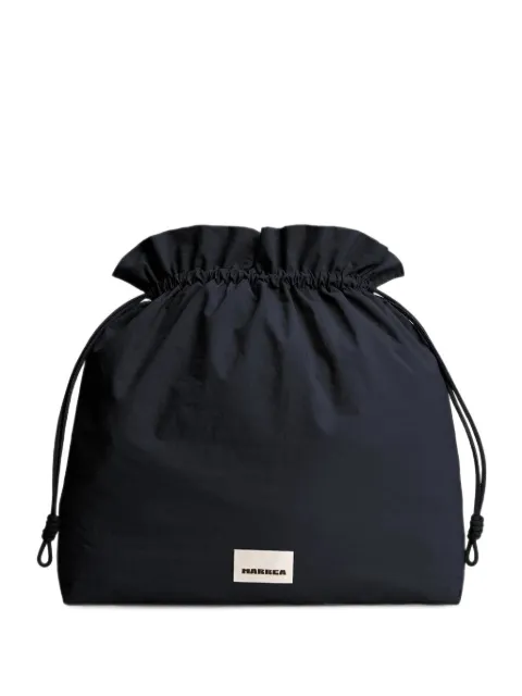 MARREA medium woven-texture tote bag
