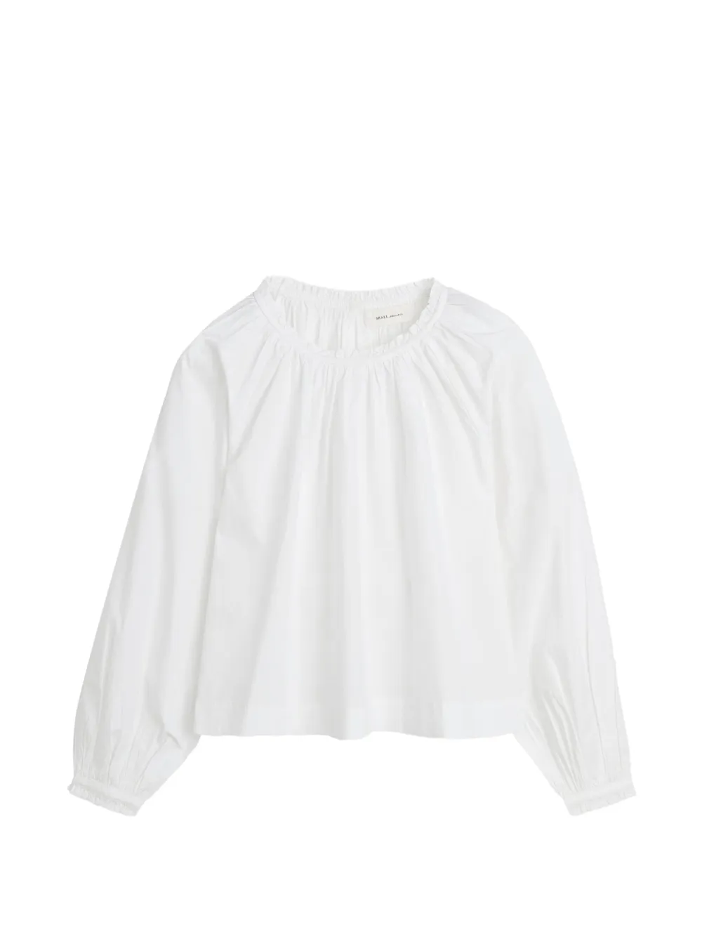 Skall Studio ruffle-trim Carrie blouse - Bianco